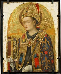 Saint Louis av Toulouse, biskop av Toulouse, grandnevø av kong Ludvig IX, den hellige …