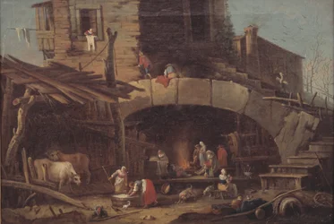 Rustikk scene