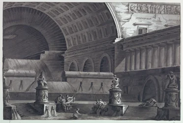 Scenedesign, romerske bad