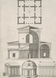 Gamle templer og rotunder (fem design)