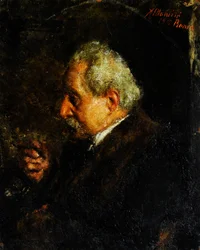 Portrett av kunstnerens far