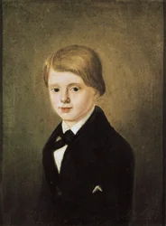 Portrett av unge Emilio CASTELAR (1832-1899)