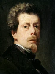 Selvportrett av kunstneren. Maleri av Antonio Maria ESQUIVEL Y SUAREZ DE URBINA (1806-1857), ca. 1856 Olje på lerret Madrid, Prado-museet.
