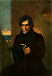 Portrett av poeten Nestor Vasiljevitsj Kukolnik, 1836, 1965