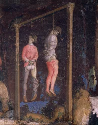 De hengte mennene, detalj fra St. George og prinsessen