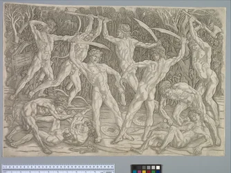 Battle of the Nudes, ca. 1475