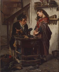 The Hopeless Case, 1871 (olje på stoff)