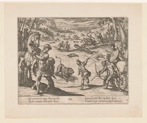 Alexander den store jakter ville dyr ved Bazaira The Deeds of Alexander the Great (serietittel) Alexandri magni praecipvae res gestae (serietittel)