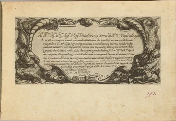 Frontispice: Dedikasjon til Pietro Strozzi