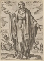Maria Hei Maria, full av nåde, Herre med deg (tittel på objekt) Kristus, Maria og apostelen (serietittel)