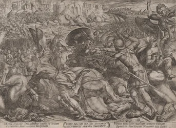 Plate 10: The Fall of Jericho, fra 
