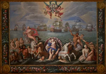 George, Prince of Denmark, detalj fra The Queen's Drawing Room