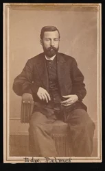 Portrett av Edward Palmer 1829-1911, 1868-1869.