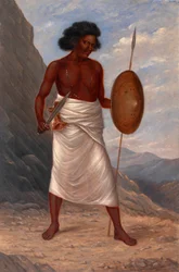 Somalisk sinn, ca. 1893.