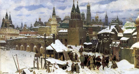 Moskva på 1600-tallet. All Saints Bridge, 1901