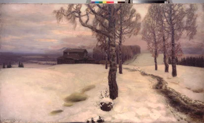 A Breath of Spring - Maleri av Appolinari Mikhaylovich Vasnetsov (1856-1933), olje på lerret