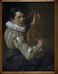 Lutespilleren (olje på kobber)