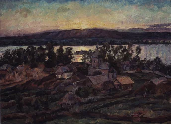 Solnedgang, 1928