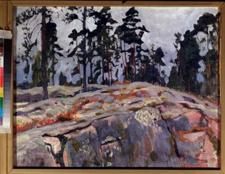 Finland. Maleri av Arkadi (Arkady) Alexandrovich Rylov (1870-1939), olje på lerret