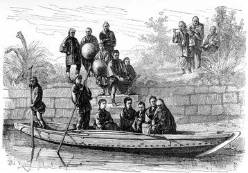 Japanere og kostymer, 1895.