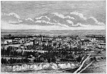 Utsikt over Blida, Algerie, c1890
