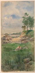 Landskapet på Nantucket Island