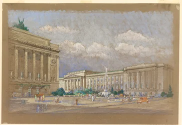 Studie for Proposed Music and Arts Center, New York, NY