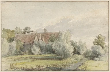 Hus blant trær