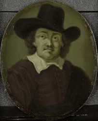 Portrett av Jeremias de Decker, poet i Amsterdam