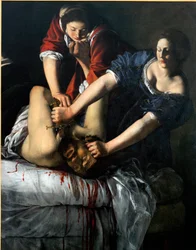 Judith og Holofernes. (Olje på lerret