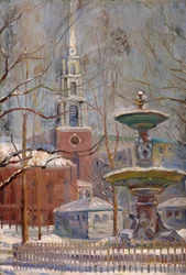 Park Street ved Boston Commons, ca. 1910-20