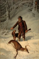 Kaptein Parker, Still Hunting in the Snow, 1881
