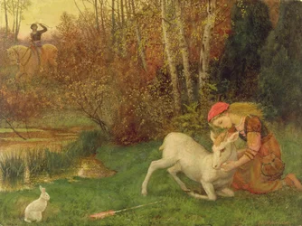 Den hvite hinden, ca. 1870