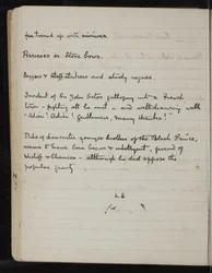 Side fra en notatbok for The White Company, The Newberry Library Vault Folio Case MS 5116 no. 2