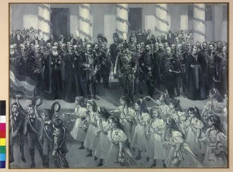 Hyllest til skolebarna i Zagreb 1895