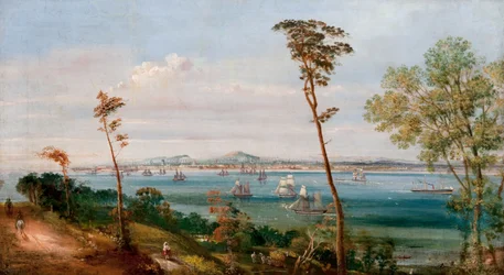 Dundee fra øst for Craighead, East Newport
