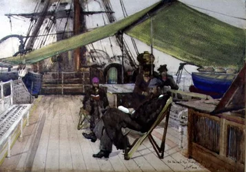 Om bord på "Magdala"