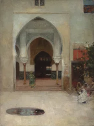 Studie for "At the Door of the Seraglio", ca. 1890