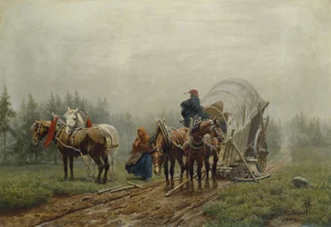 Den ødelagte godsvognen, 1862