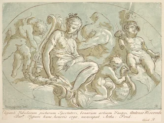 Venus omgitt av Putti, ca. 1735.