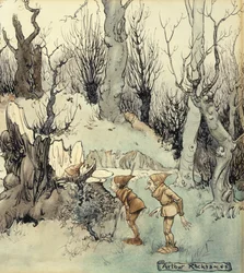 Alver i en skog, 1908