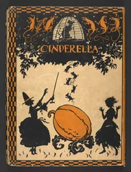 Forside av Askepott, gjenfortalt av C.S. Evans, og illustrert av Arthur Rackham