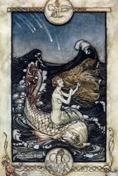 Illustrasjon av Arthur RACKHAM (1867-1939) for Drømmen om en sommernatt av William SHAKESPEARE