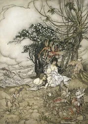 The Changeling, 1905 (wc & penn og blekk på papir)