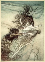 'Rhinmaidens erter Alberich', 1910.