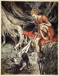 «Rhins rene, glitrende barn fortalte meg om sin sorg», 1910