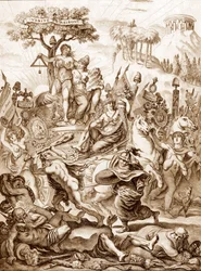Convention Montagnarde - Allegori om «Montagnes» triumf under den franske revolusjonen