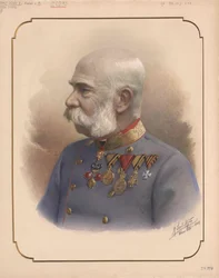 Østerrikes keiser Franz Joseph I (trykk)