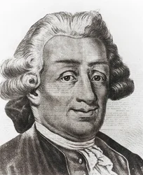 GOLDONI, Carlo (1707–1793). Italiensk dramatiker og poet. Gravering.