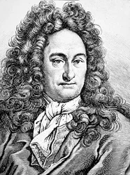GW Leibniz Gottfried Wihlem (gravering)